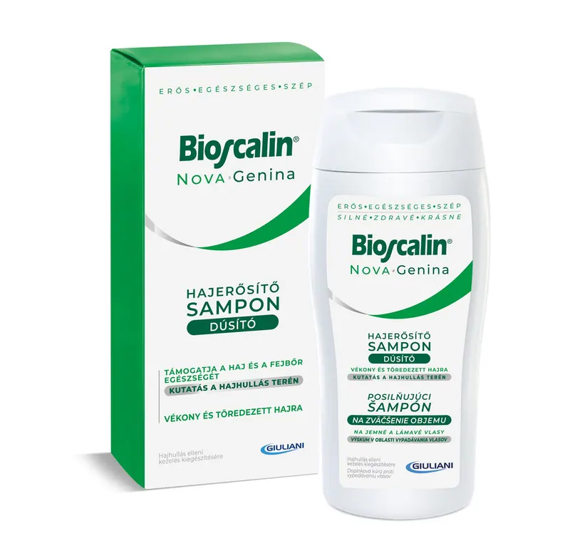 Bioscalin Tricovel Nova Genina Hajerősítő, dúsító sampon (200 ml)