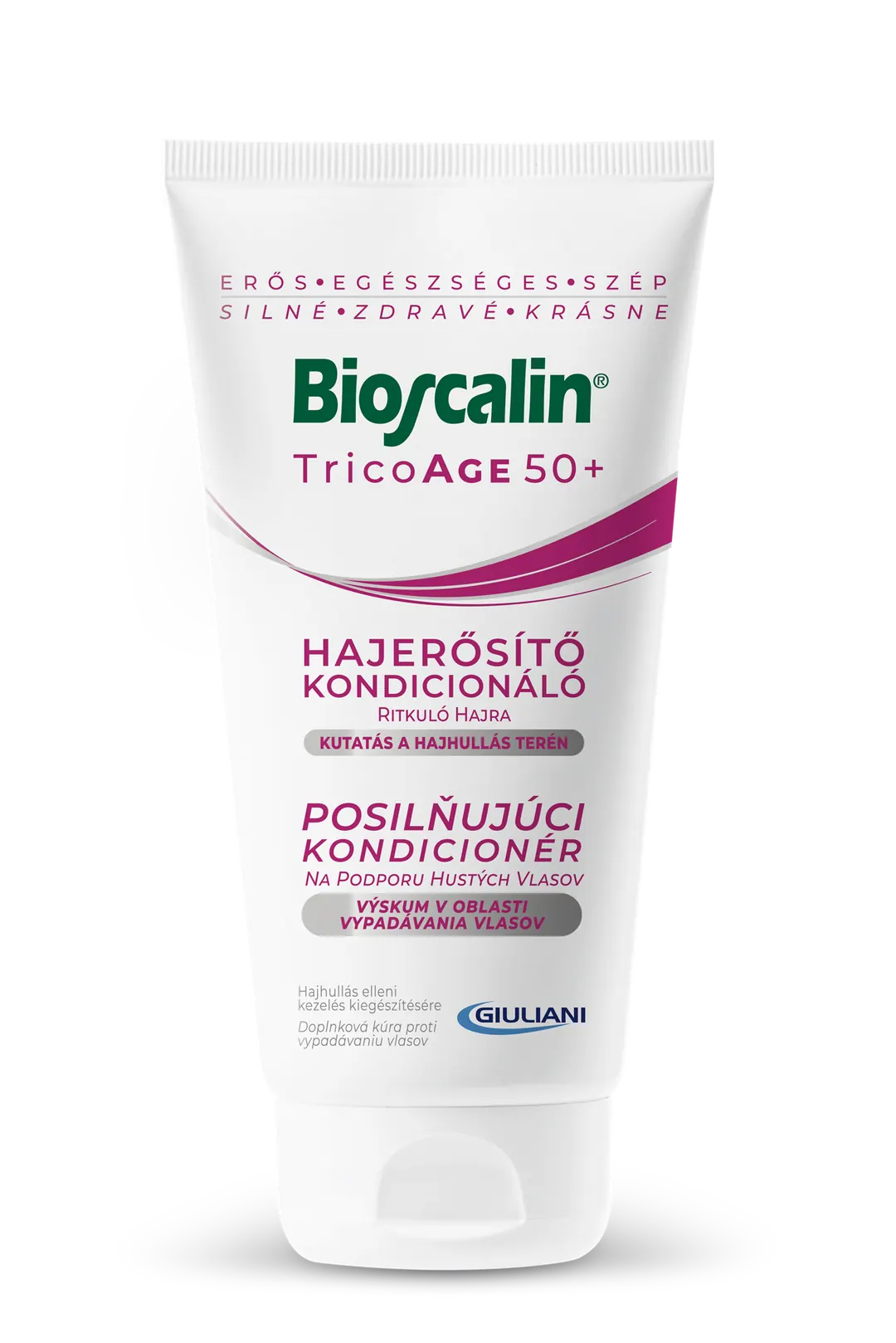 Bioscalin TricoAGE 50+ Hajerősítő kondicionáló ritkuló hajra (150 ml)