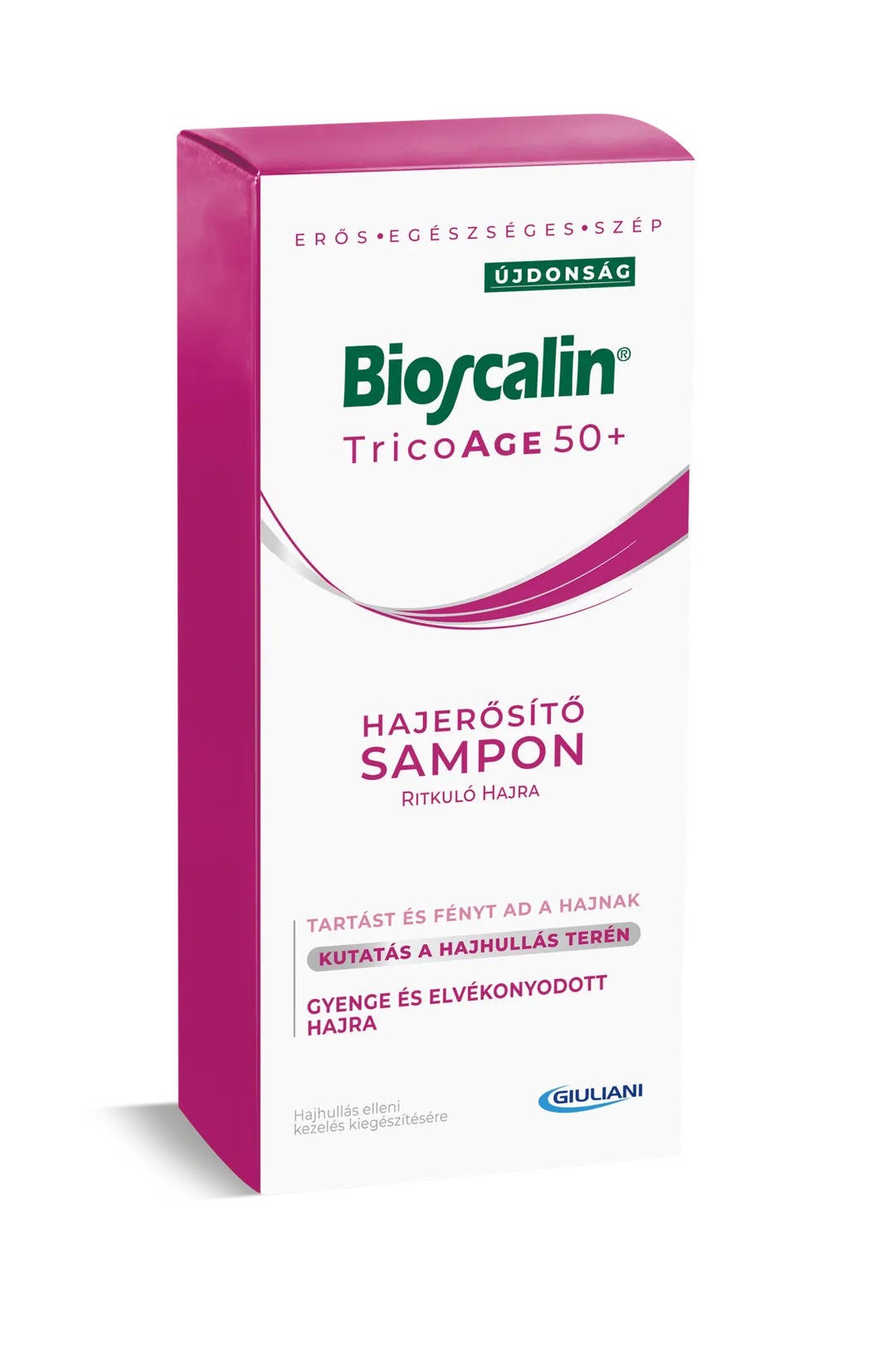 Bioscalin TricoAGE 50+ Hajerősítő sampon ritkuló hajra (200 ml)